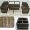 garden wicker coffee table sets