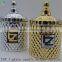 Copper glass candy jar yufeng