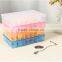 24 Grids Transparent Cosmetic Plastic Removable grids DIY Organizer Bin Makeup Storage Box