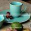 Embossing Dot Glossy Glaze 16 piece Porcerlain Dinner Set