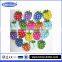 Promotion custom colorful pattern decorative strawberry shape fancy wooden button bulk for childern clothing