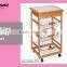 Home Furniture Wooden Dining Utility Cart Table Kitchen Trolley