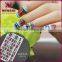 2017 new fashion 2D type foil wrap nail art sticker