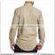 High Quality Good Workmanship Button-Down Point Collar Shirt with Dual Chest Pockets