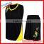 Breathable coolmax black euroleague basketball jerseys