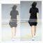 New Season Women Cotton Army Green Short Sleeve Shirt Dress Polo Dress