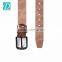 105~125cm Italian Cow Leather Belt Zinc Alloy Pin Buckle Belts for Man