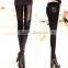 EY0074L Wholesale Women Winter Legging Black PU Leather Leggings