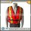 High performance adjustable mesh safety vest with PVC tape