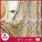 100% polyester latest elegant flocking curtains for the living room