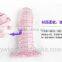 pink Exotic teething g spot Condoms Silicone Sex Toy Crystal Dildo Spike condom