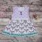 Cute Bull Print Kids Girls One-piece Dress Wholesale Fashion Princess Boutique Outfit Frock Deisgn Party Wear Skirt Online Store
