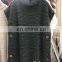 wholesale women knit turtleneck solid color poncho with botton korean style cashmere sweater