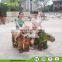 Outdoor Playground Animatronic Animal Dinosaur Rides With Human Control