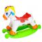 Plastic educational rocking horse electric toy with music