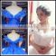 2017 Blue Ball Gown Bridal For Party Luxury Organza Off-Shoulder Wedding Dress Tiamero 1A150