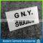 High quality low mimimum custom fabric woven label for clothing