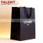 Competitive Price Customized black matt paper shopping bag with best service