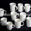 Customs White Plain Ceramic Milk Mug