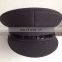 plain wool uniform material round uniform cap for officer