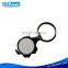 Custom design metal keyring sublimation blank keychain