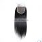 Factory price 100% brazilian human virgin 9A grade hair free part LACE CLOSURE in silky straight cuticle aligned hair