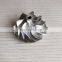 GTA15-25 41.58/56.03mm 7+7 blades high performance point milling air curve  turbo aluminum 2618/billet compressor wheel