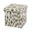 Home storage organization foldable Seat Box ottoman sale big ottoman stool