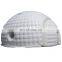 Customized 10 Meter Diameter Heat Sealed Inflatable White Dome Tent With Movable Entrance For Event