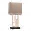 European modern desk lights iron luxury gold fancy bedside lamp for hotel home