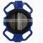 Bundor Class150 stainless steel DN80 wafer butterfly valve without pin