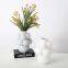 Grape-Shaped Soft Lovely Modern Simple Grey Ceramic Vase For Home Hourse Showroom
