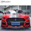 Передний бампер gt500 для GT500 2015, 2016, 2017, 2018, 2019 годов. Комплект кузова из высококачественного материала ПП
