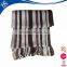Men striped scarf crochet pattern knitting scarf