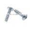 stainless steel A4 slotted mushroom self tapping screws