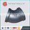banded black galvanized malleable iron pipe fitting elbow