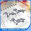 Mini dog shape paper clip PET coated PMS color