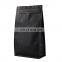 Coffee tea chips stand up zipper foil packaging flat bottom bag