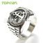Topearl Jewelry Latest Stainless Steel Anchor Ring Design For Men High Quality Ring MER436