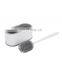 Bathroom wall mounted  silicone toilet brush holder  plastic material brush toilet silicon TPR toilet brush holder set
