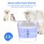 2.5L Pet Water Fountain for Cats Drink Well Cat water fountain with Intelligent Pump and LED Indicator Pet Water Bowl
