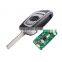 EWS Modified Flip Remote Key 4 Button 315MHz/433MHz PCF7935AA ID44 Chip for BMW E38 E39 E46 M5 X3 X5 Z3 Z4 HU58 / HU92