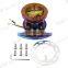 Racing Go Karts Steering Wheel Hub Adapter In Neo Chrome &Titanium Blue