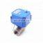 motor ball valve BSP NPT brass ss304 CWX-25S electric dn25 motor ball valve