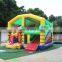 New jungle world bouncer trampoline rainbow bounce house inflatable spider man bouncy castle