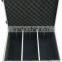 Silver Aluminum instrument case with plush lining