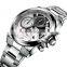 BIDEN 0083 Men's Quartz Fashion Auto Date Multifunction Chronograph Stainless Steel Watches