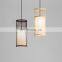 Creative Bamboo Chandelier Chinese Style Pastoral Home Pendant Light Dining Room Decoration Hanging Light