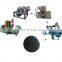 truck tyre cutting waste tire recycling steel wire separator rubber powder machine