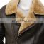 Fashion Design Brown Sheepskin Gent leather jackets